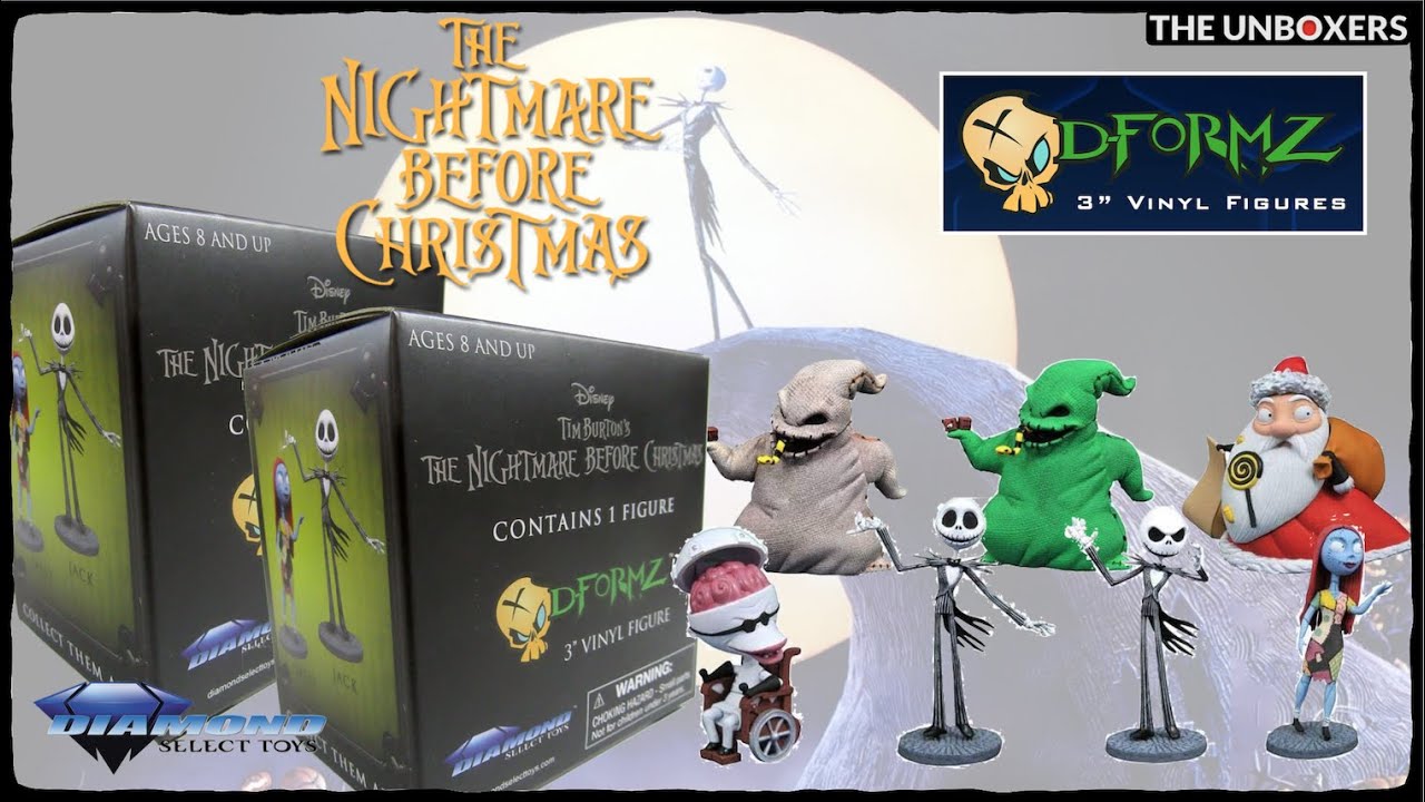 Diamond Select, D-Formz Vinyl Figure - The Nightmare Before Christmas - Random Selected (5cm)