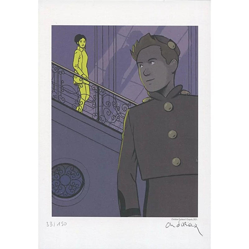 Robbedoes & Kwabbernoot  - Pacific Palace (nr. 01) (Luxe / Genummerd / Prent) (Copy)