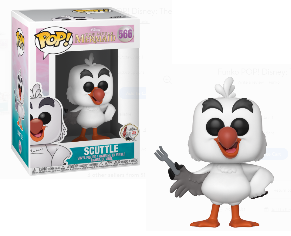 Funko Pop! Disney - The Little Mermaid Scuttle (566) Figurines