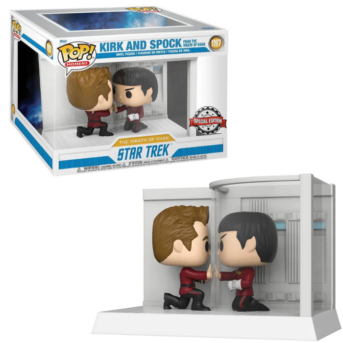 Funko POP! Moment - Star Trek, The Wrath of Khan - Captain Kirk & Spock (1197) Exclusive