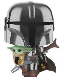 Funko POP! Star Wars - The Mandalorian - The Mandalorian w/ The Child 10" (380)