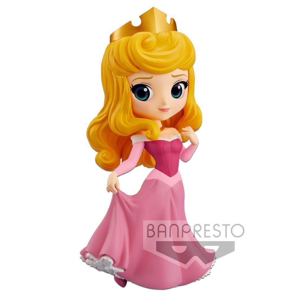 Q Posket Characters - Disney Sleeping Beauty Princess Aurora (Pink Dress)