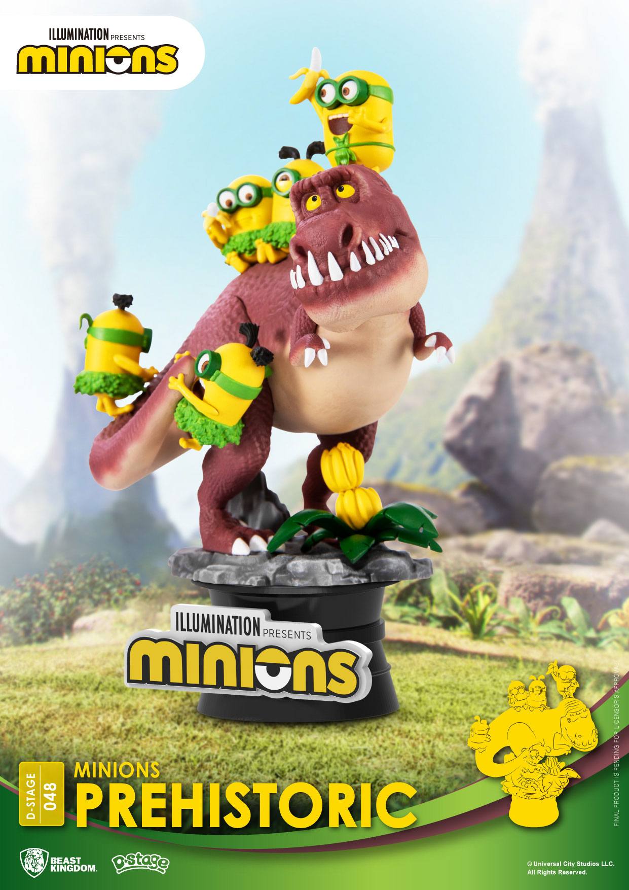 Disney - Minions - Diorama Minions Prehistoric (15 cm)