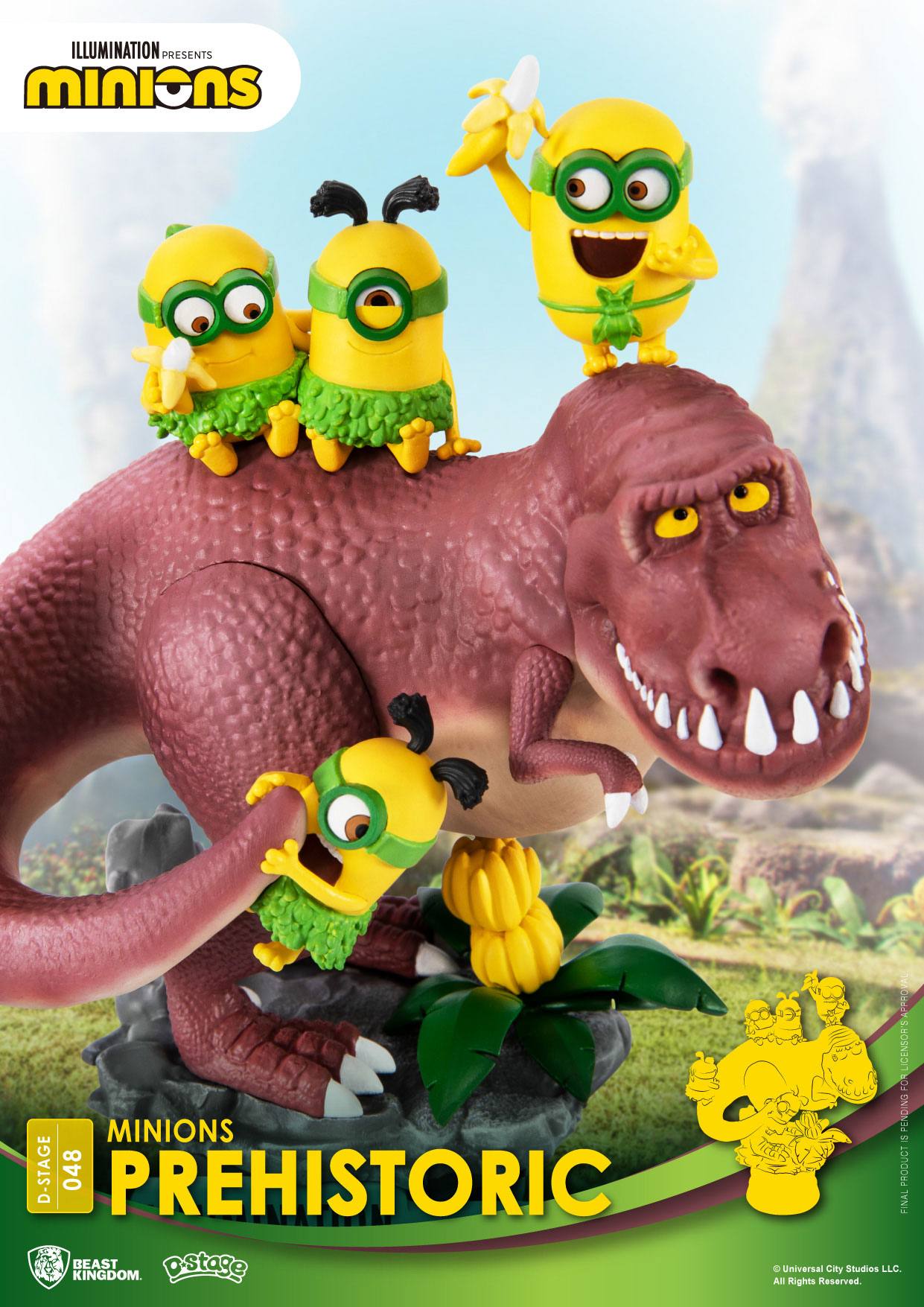 Disney - Minions - Diorama Minions Prehistoric (15 cm)