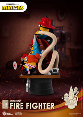Disney - Minions - Diorama Minions Fire Fighter (15 cm)