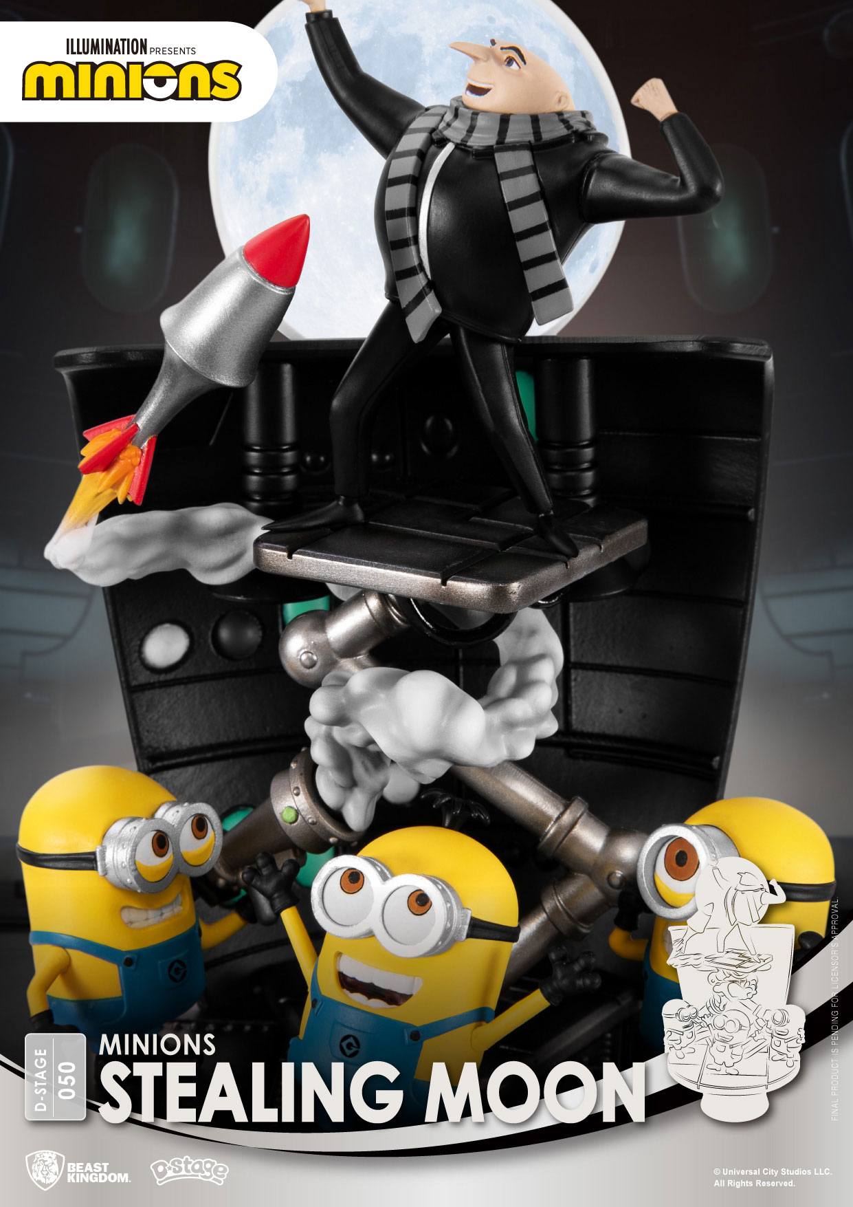 Disney - Minions - Diorama Stealing Moon (15 cm)