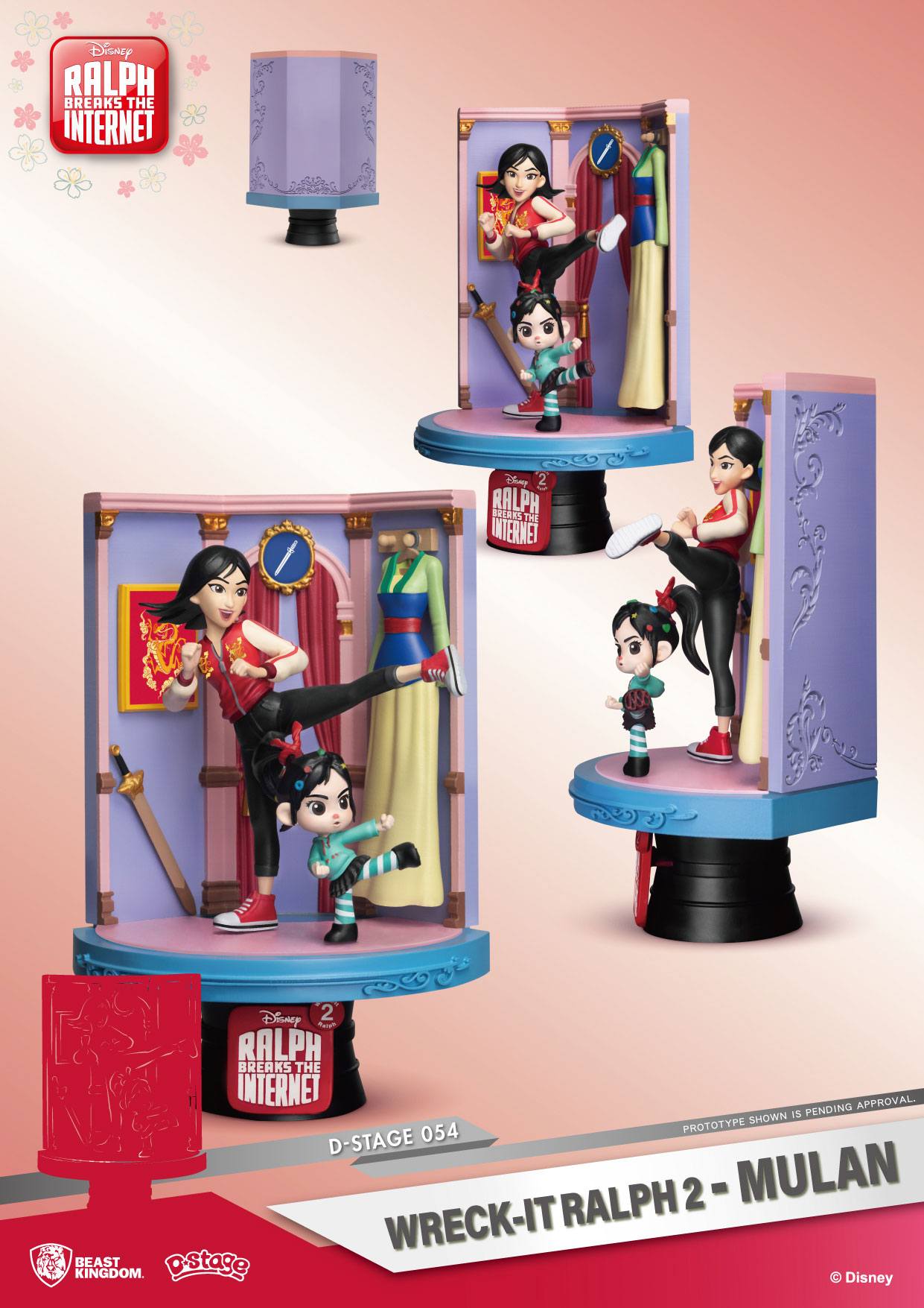 Disney - Wreck-It Ralph 2 - Diorama "Mulan" (DS-054) (15 cm)