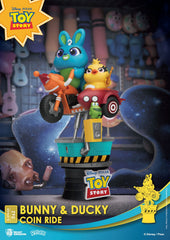 Disney - Toy Story - Diorama 'Bunny & Ducky Coin Ride' (13 cm)