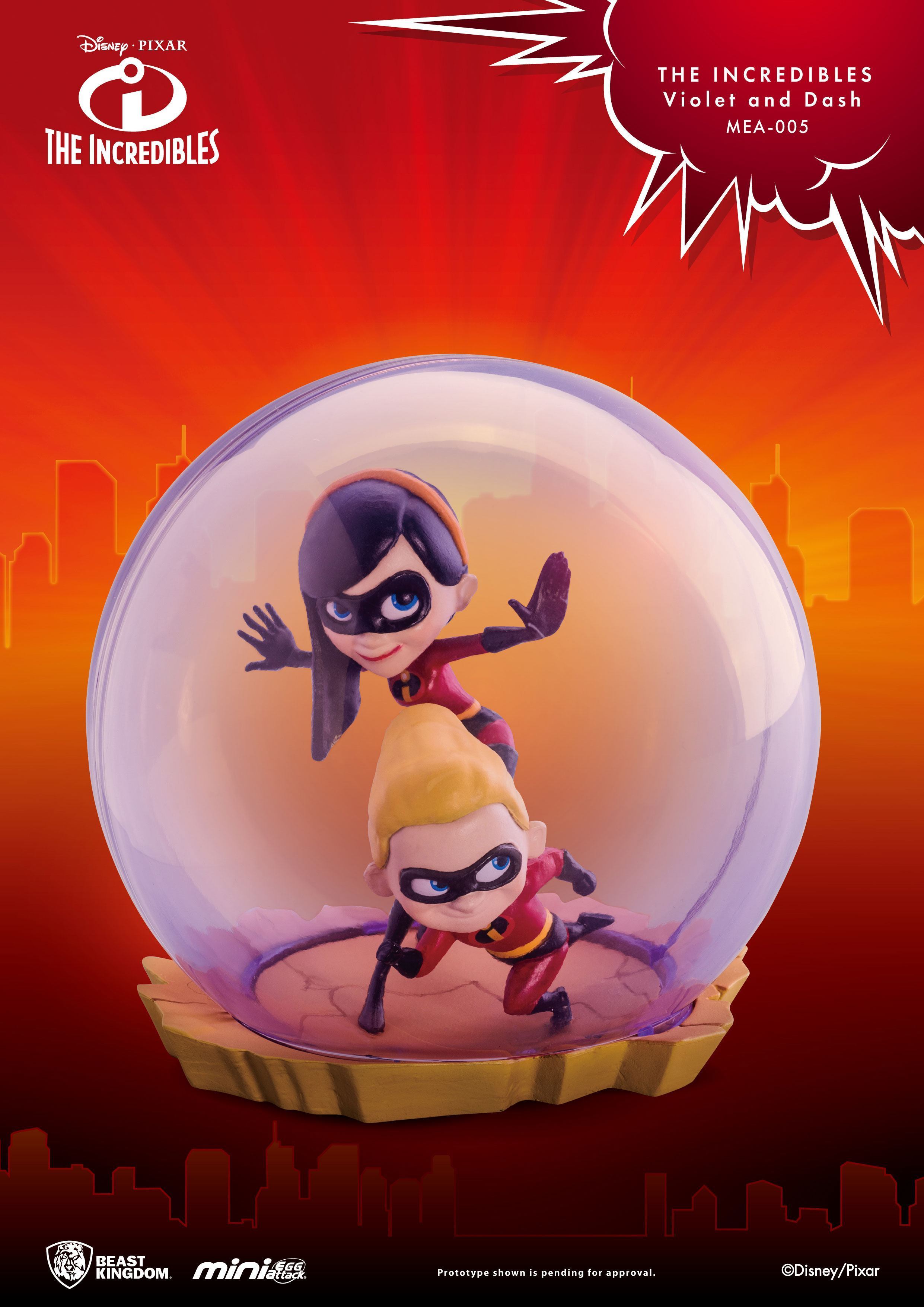 Disney - The Incredibles Violet & Dash (8 Cm) Figurines