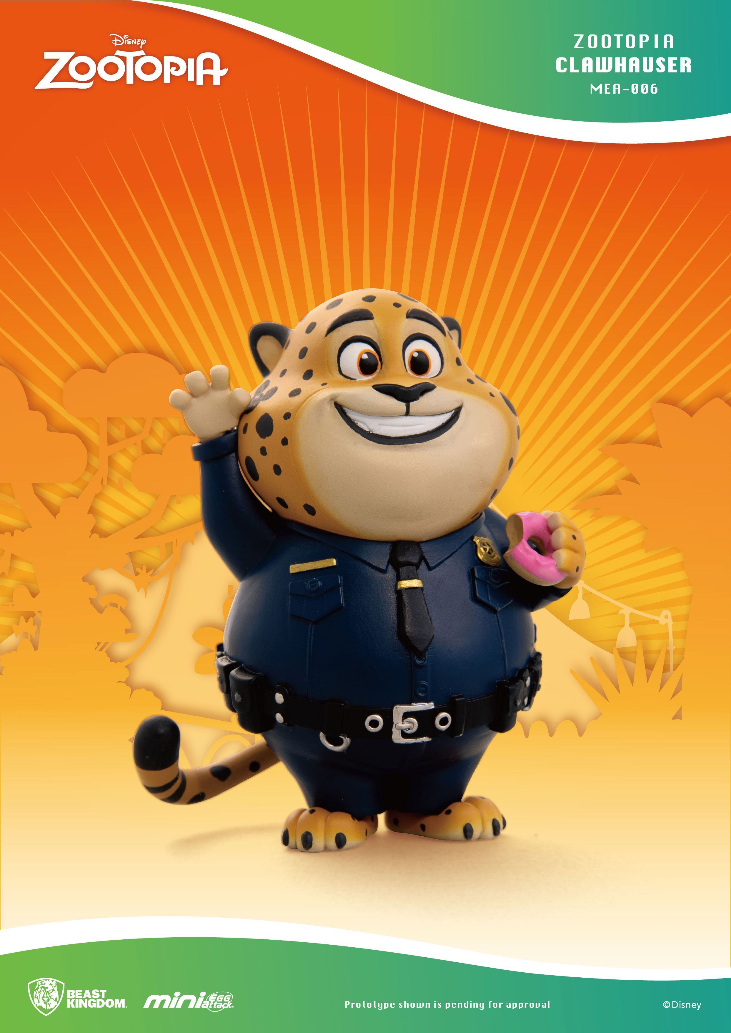 Disney - Beast Kingdom, Mini Egg Attack Series - Zootopia - Clauwhauser (9 cm)