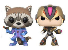 Funko Pop! Games - Marvel Vs Capcom Infinite Rocket Mega Man X (2Pack) Exclusive Figurines