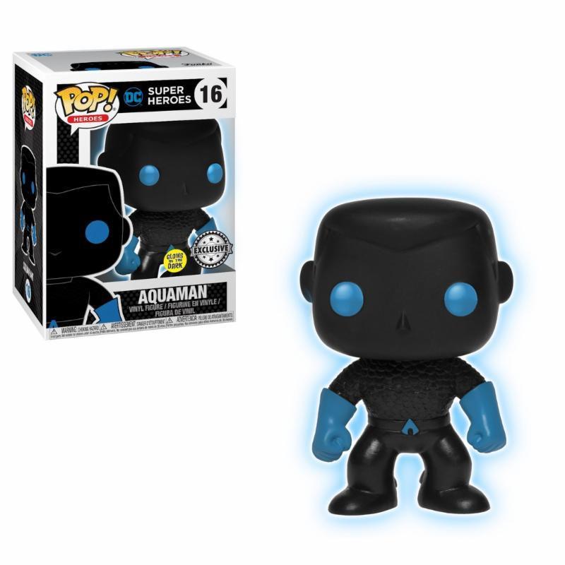 Funko Pop! Heroes - Dc Super Aquaman Silhouette (Gitd) (16) Exclusive Figurines