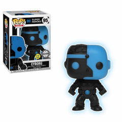 Funko Pop! Heroes - Dc Super Cyborg (Silhouette) (Gitd) (95) Exclusive Figurines