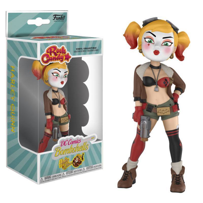 Funko Rock Candy - Dc Comics Bombshells Harley Quinn Figurines
