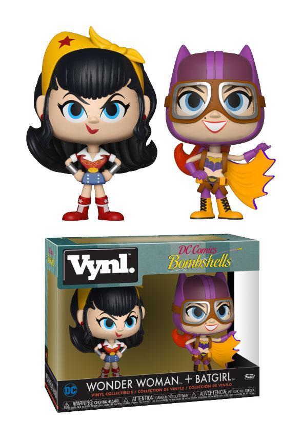 FUNKO Vynl. - DC Comics Bombshells - Wonder Woman + Batgirl (10cm)
