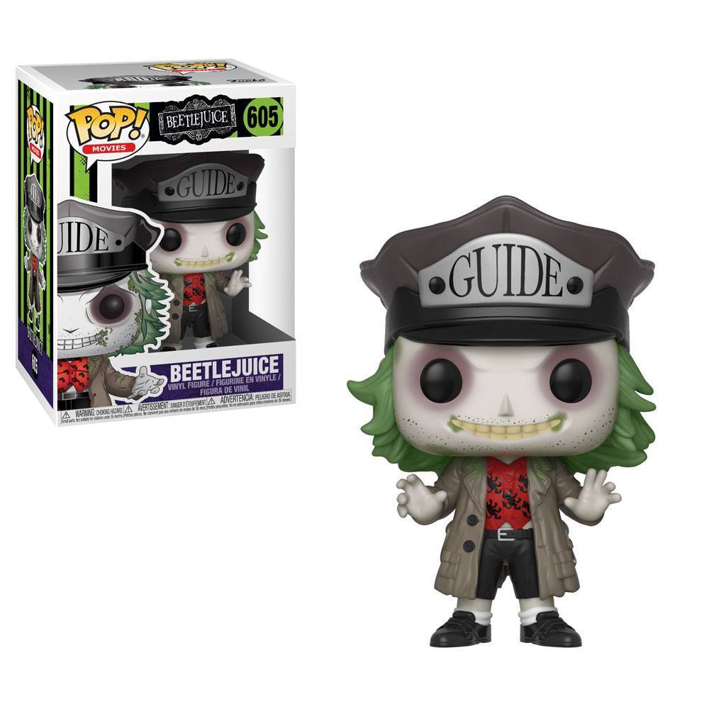Funko POP! Movies - Beetlejuice - Vinyl Figure Beetlejuice (Guide Hat) (605)