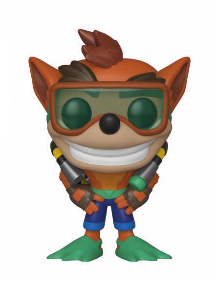 Funko Pop! Games - Crash Bandicoot (With Scuba Gear) (421) Figurines
