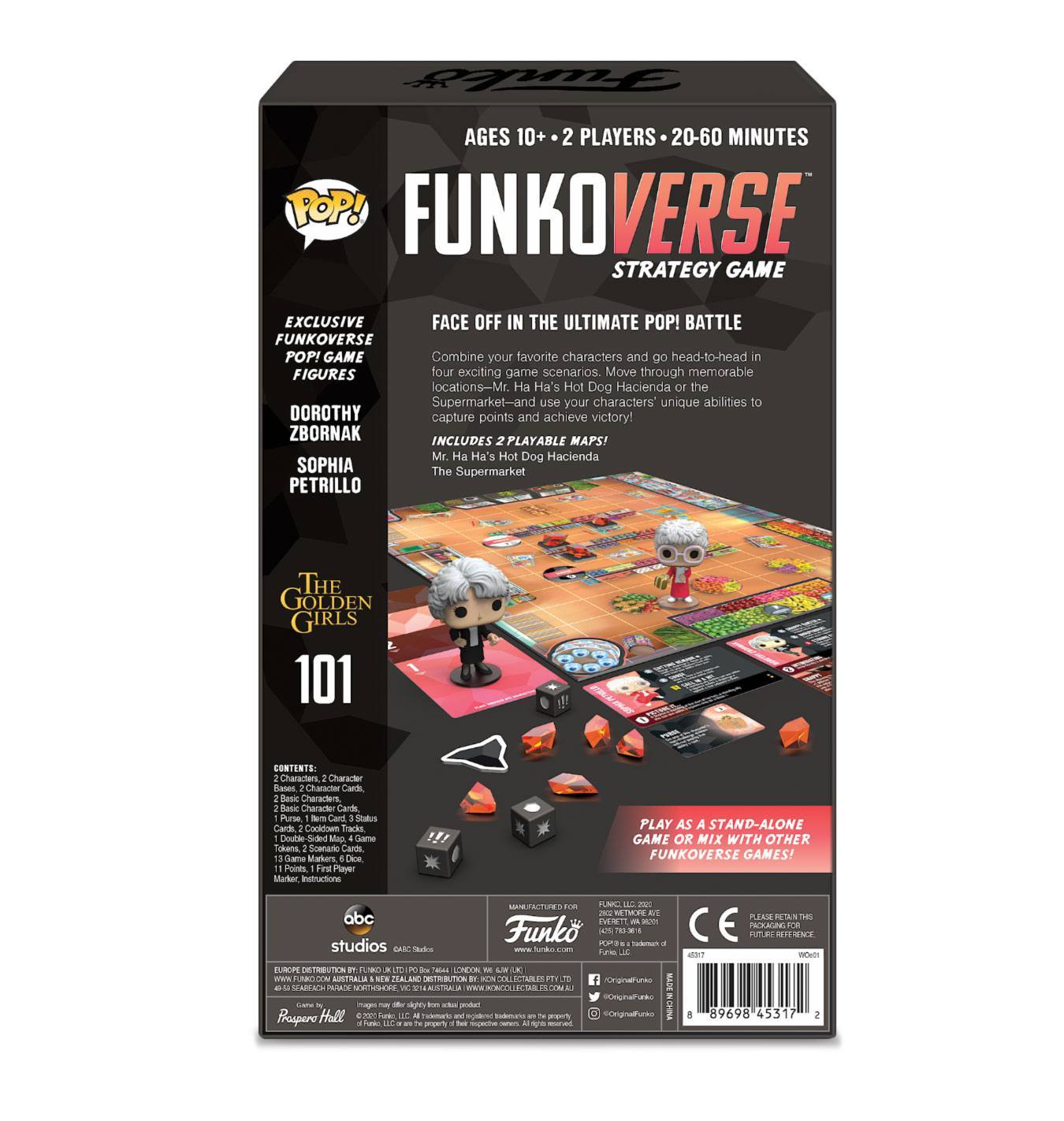 Funko Game - The Golden Girls Board + 2 Character *english Version*