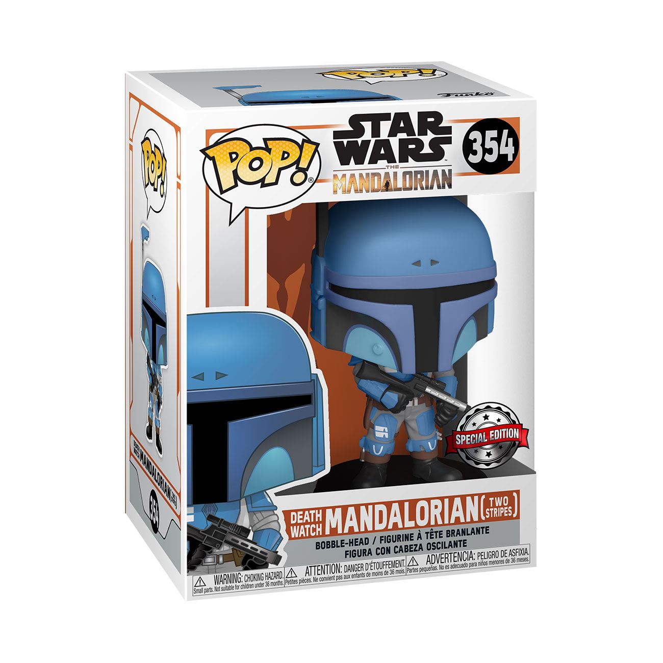 Funko POP! Star Wars - The Mandalorian - Death Watch Mandalorian (Two Stripes) (354) Exclusive