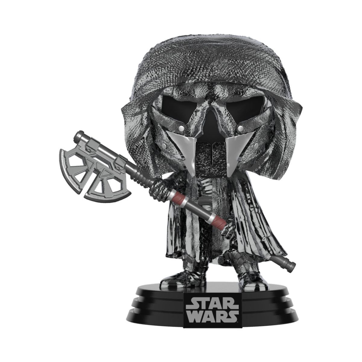 Funko POP! Star Wars - Rise of Skywalker (Episode 9) - Knight of Ren (Long Axe) (Hematite Chrome) (325)