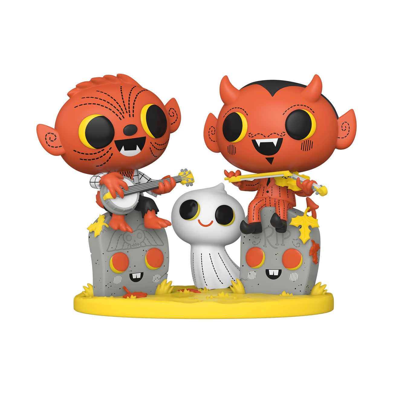 FUNKO Paka Paka - Boo Hollow - Graveyard 'Phinneas & Scratch' (9cm)