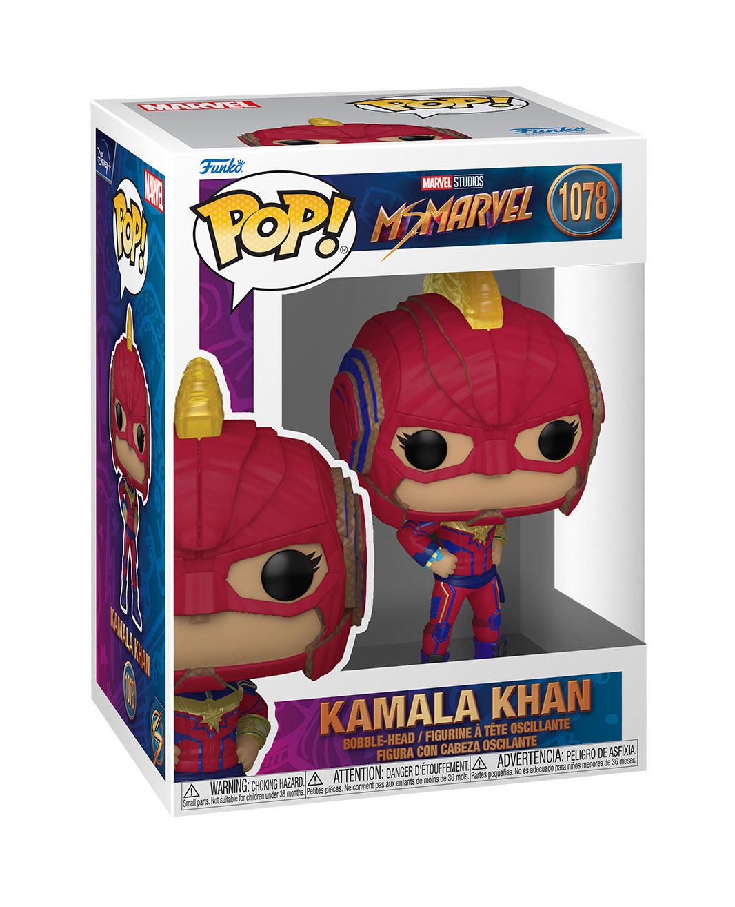 Funko POP! Marvel - Ms. Marvel - Kamala Khan (1078)