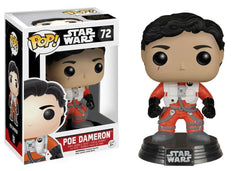 Funko Pop! Star Wars - The Force Awakens Poe Dameron (No Helmet) (72) Exclusive Figurines