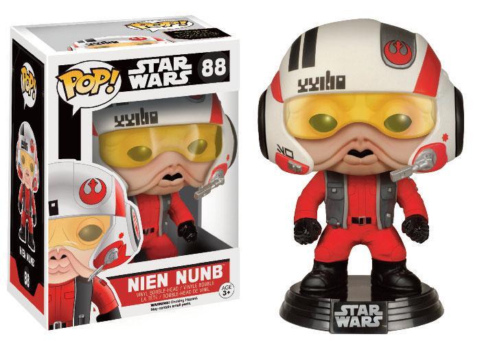 Funko Pop! Star Wars - The Force Awakens Nien Nunb (With Helmet) (88) Exclusive Figurines
