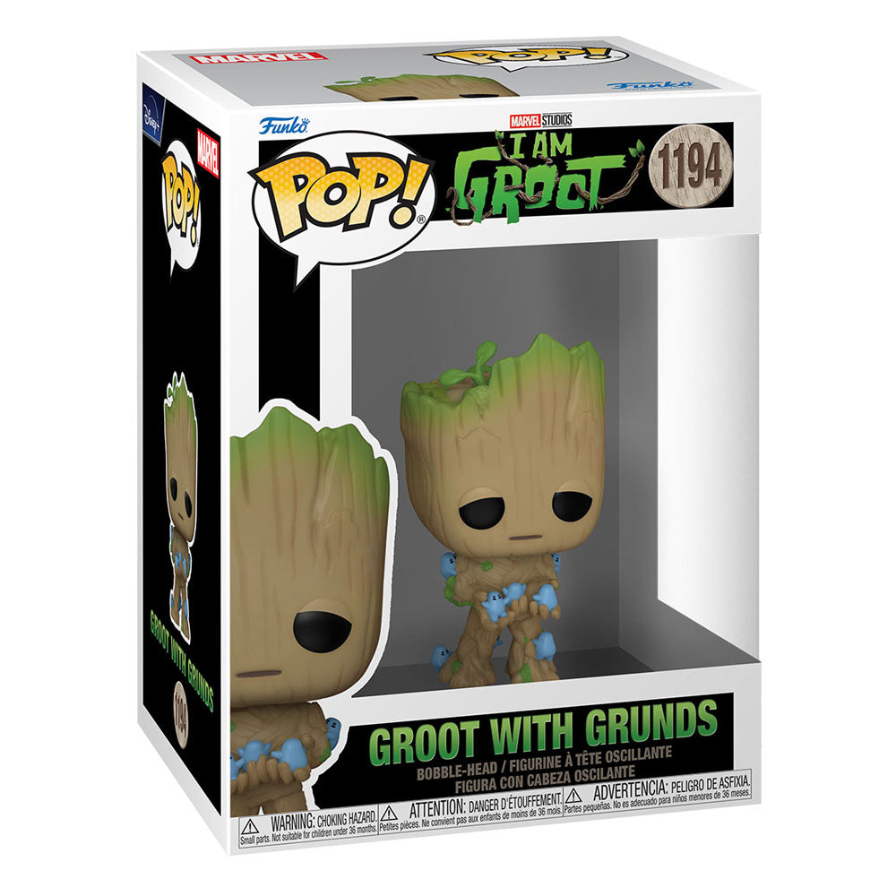 Funko POP! Marvel - I am Groot - Groot w/ Grunds (1194)