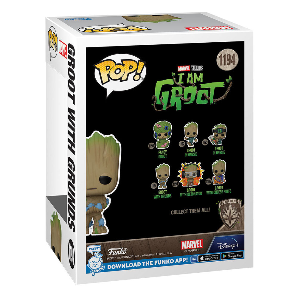 Funko POP! Marvel - I am Groot - Groot w/ Grunds (1194)