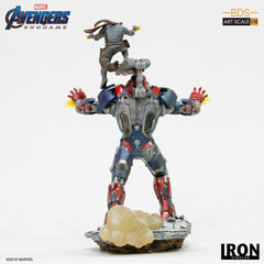 Iron Studios - Marvel - Avengers, End Game - Iron Patriot & Rocket (28cm)