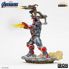 Iron Studios - Marvel - Avengers, End Game - Iron Patriot & Rocket (28cm)