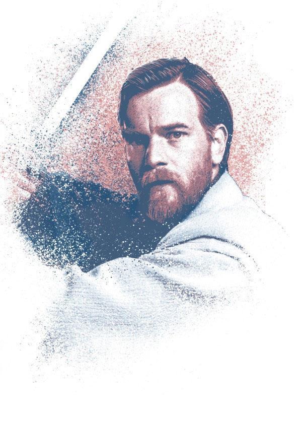 Star Wars - Metal Poster Successors Collection Obi-Wan Kenobi (32 X 45 Cm) Posters