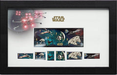 Star Wars - Framed Stamps Vehicles (43 X 27 Cm)